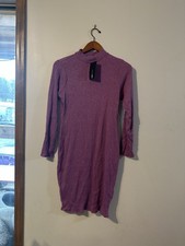 Fashion Nova Lindsey Sweater Midi Dress Lilac Size 2XL ⭐️NWT⭐️