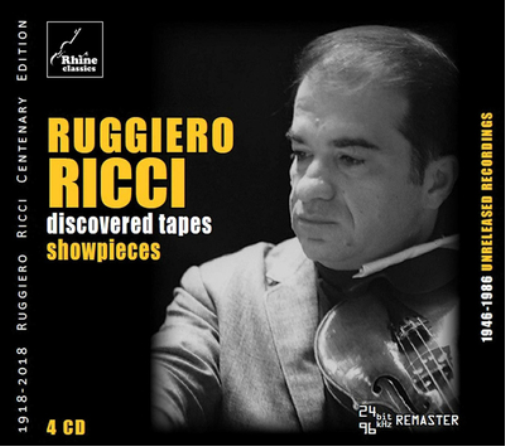 Ruggiero Ricci Ruggiero Ricci: Discovered Tapes - Showpieces: Unreleased Re (CD)
