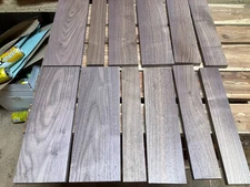 13 pc 3/4" Thick Black WALNUT S4S *INDIANA* 14" L *FREE SHIPPING*
