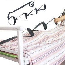 Bed Ladder Assist with 4 Hand Grips Pull up Assist Device Sit up Hoist for