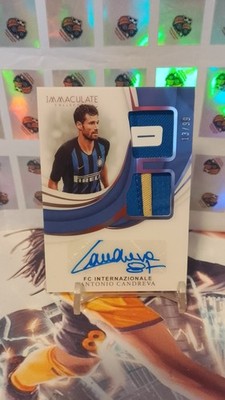 Antonio Candreva /99 Player-worn Dual Patch Relic Auto Pan Wolverhampton Wandere