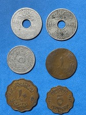 Egypt - Collection of 6 Coins 1917-1943