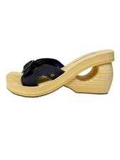 NWOT Vintage Y2K Sketchers Something Else Denim Wedge Sandals Size 7