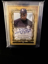 2025 Topps Gilded- Gallery of Gold AUTO Frank Thomas #GOG-FT 50/50 Bookend