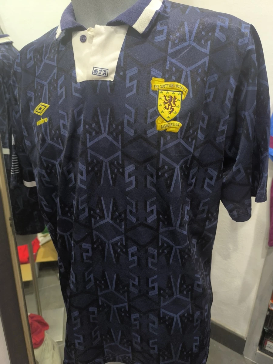Maillot Écosse Football Vintage Diadora – Neuf Avec Défauts – Collection
