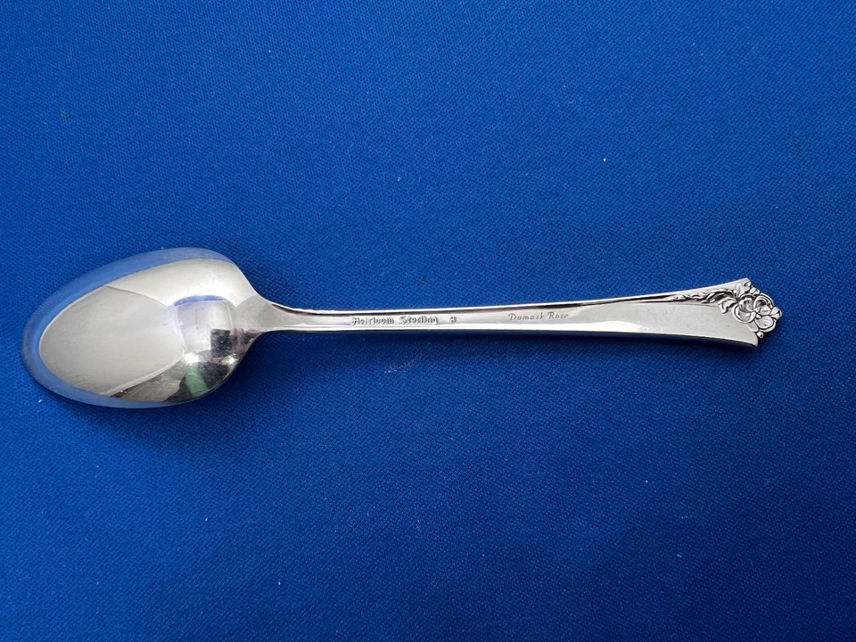 Reliquia ONEIDA plata de ley - ROSA DAMASCO - cucharadita Foto 4 de 4