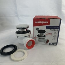Wirquin NANO 6.7 Quick Clac Solid Dome Basin All In One Trap + Waste - Chrome