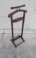 Vintage Bombay Co. Gentleman's Butler Valet Floor Stand Suit Hanger Rack F62