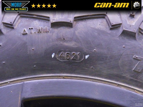 OEM CAN-AM DEFENDER MAX HD10 HD9 FRONT WHEEL RIM TIRE 27X9R14 705401846 - Picture 4 of 9