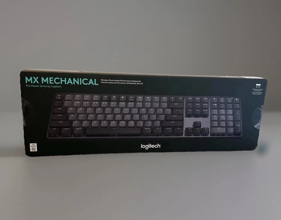 Logitech MX Mechanical Wireless Illuminated Performance Keyboard Tactile - (New) - Image 3 of 4