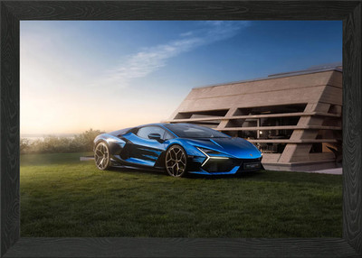 Lamborghini Countach LPI 800-4 Gerahmtes Wandbild Poster Leinwanddruck Bild