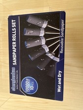 Sandpaper Rolls. Set of 10 reusable sandpaper rolls. New in original box- CG M17