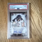 2024 Topps Finest Bo Nix Rookie Autograph RFA-BN Denver Broncos PSA 9