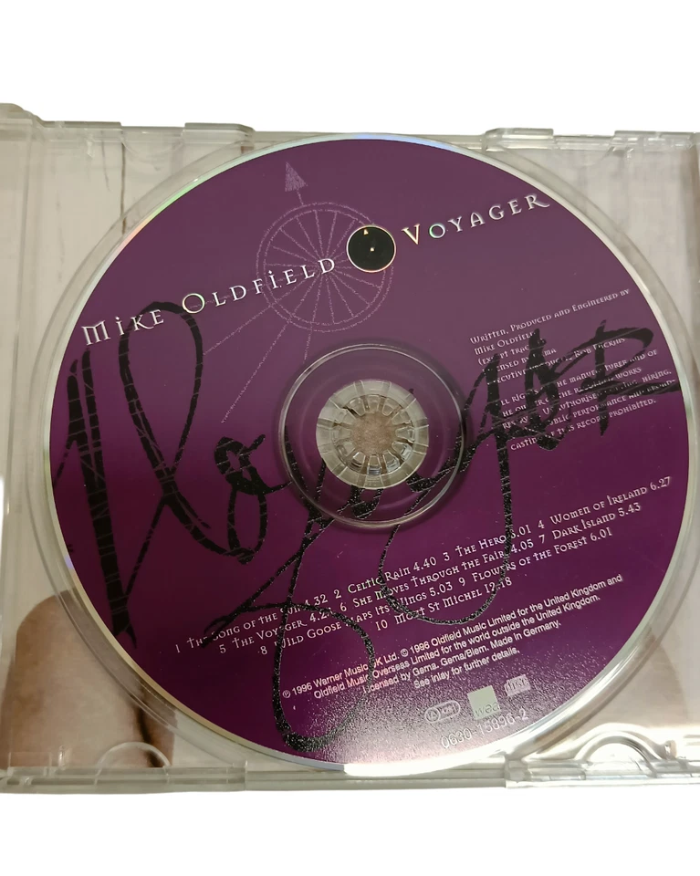 Mike Oldfield – Voyager CD Album 1996 WEA 0630158962 - Bild 3 von 4