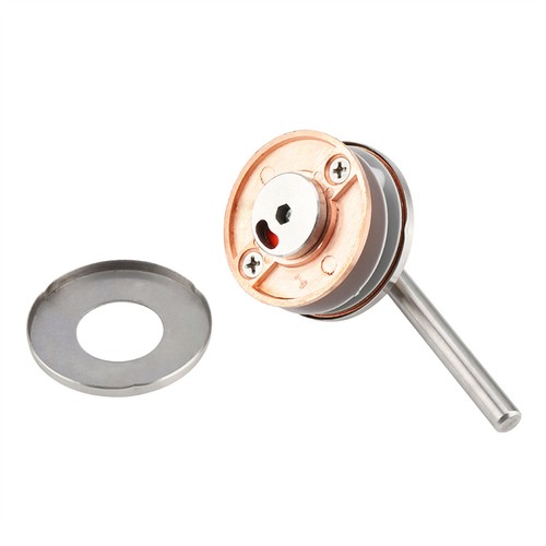 Bathroom Toilet Privacy Door Rotating Bolt Lock Hardware with Vacant Engaged - Picture 10 of 12