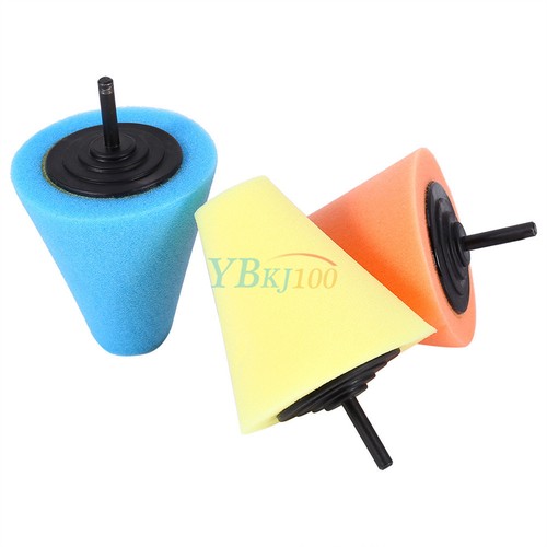 1PCS Foam Polishing Cone Shaped Buffing Pads for Wheels - Use with Power Drill - Picture 3 of 32