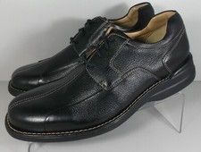 207222 SP50 SHULER BICYCLE MEN'S SHOES 9 M BLACK LEATHER JOHNSTON  MURPHY