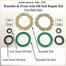 SUZUKI SAMURAI 85-95 - PARAOLIO E FELTRI SNODO STERZO - ANTERIORE - ADATTO PER