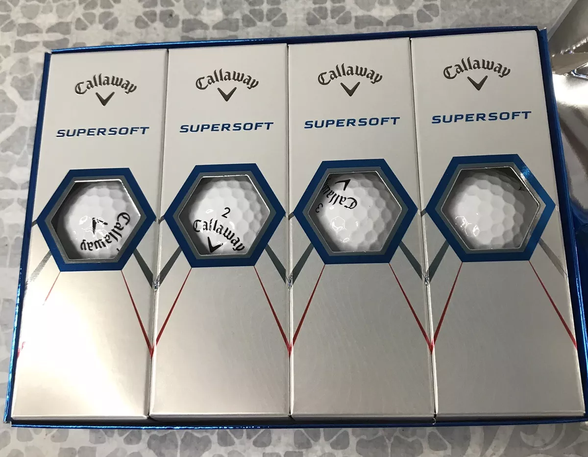 Callaway Supersoft 2021 Golf Balls, Yellow, 12 Pack 