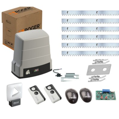 ROGER Bh30/806 Satz Tor Zum Schieben Brushless 24V 1000 KG Intensiv 6MT Crem