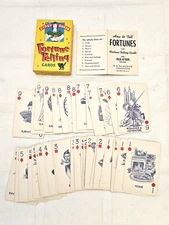 Gypsy Queen Fortune Telling Card Game E. E. Fairchild 1959  Vintage COMPLETE