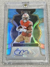 2022 Panini Select Signatures /35 Eli Mitchell Light Blue Prizm Auto SIP-EM