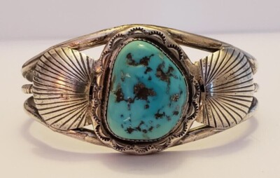 Vintage Native American Sterling Silver Bracelet Lot