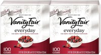 Vanity Fair Everyday Napkins, White 100 Ct 2 Pk Vanity Fair Everyday Napkins, White 100 Ct 2 Pk