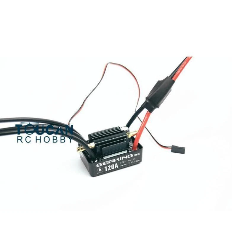 Hobby Wing Sea King 120A ESC for Racing RC Electric Boats E32 H750 E36 E51 H660 - Image 3 of 3