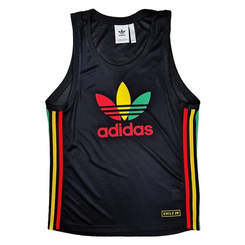 Pantalon Fleece Vintage Limited Serie Adidas Chili 62 Baggy Rasta Jamaïque - Taille S - Occasion Très Bon État