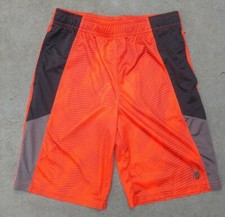 Spyder Boys Shorts, Large 14 , Orange Black Gray Print EUC