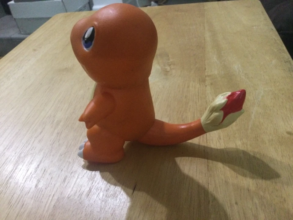 "Figura de colección Pokemon Charmander PVC 4"" naranja cola de fuego lagarto" Foto 4 de 4