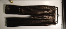 Leather Pants Women Beautiful Rare Snakeskin design , barely worn.