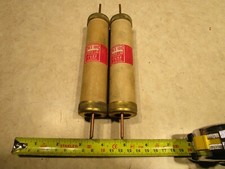 LOT OF 2 BUSSMANN RES-100, 100A, 600V, SUPER LAG RENEWABLE FUSES, H0069