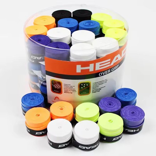 1pc Head Racket Over Grip Tape Roll Thin Badminton Tennis Sticky Squash Non-slip - Picture 9 of 10