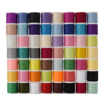 56 Spools Sewing Thread Kit for Hand Sewing and Machine Sewing Use Colorful P...