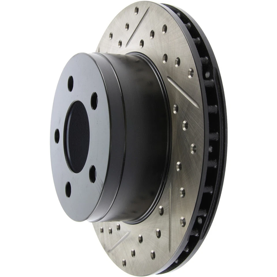 Rotor de freno de disco del lado del pasajero delantero Stoptech para Dakota, Durango (127.67038R) Foto 3 de 4