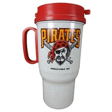 Vintage 1997 Pittsburgh Pirates AGH SGA Plastic Travel Mug Whirley Made in USA