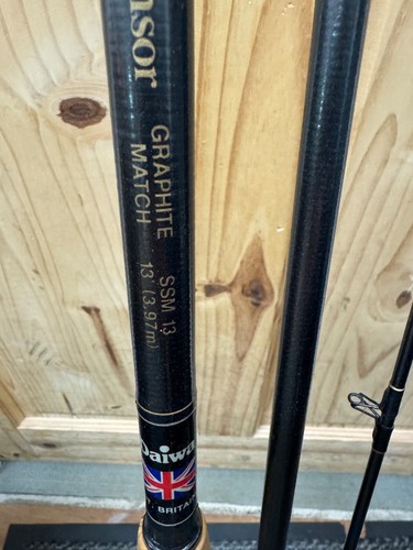 VINTAGE FISHING TACKLE - DAIWA SUPER SENSOR GRAPHITE - 13ft MATCH ROD - Picture 3 of 9