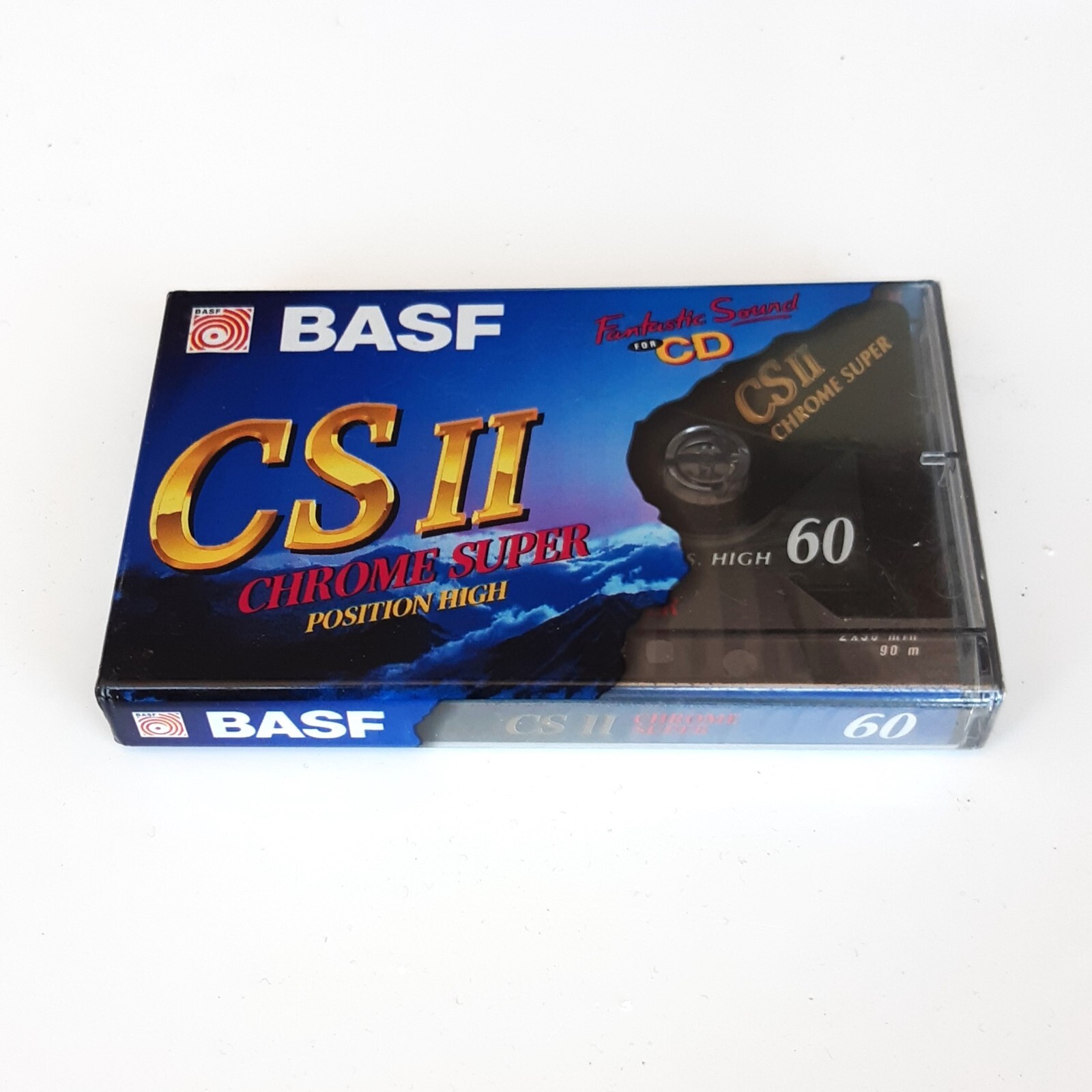 BASF Chrome Super CS II Audio Cassette - Sealed Virgin Music Cassette - DIC