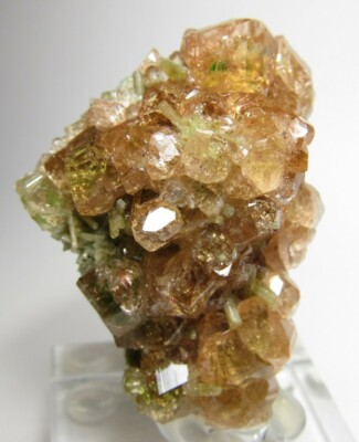 PHENOMENAL MAGICAL FROG EGG CHROME GEM GROSSULAR GARNET!!! JEFFREY MINE CANADA 