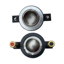 2Pcs 25MM Titanium Compression For Tweeter Diaphragms 8 Ohm Driver Audio Speaker