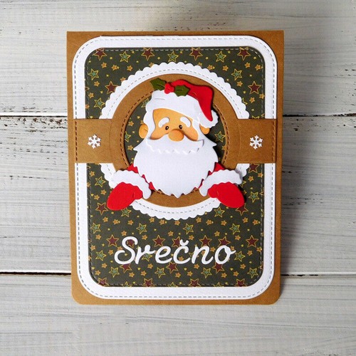 Stanzschablone Weihnachtsmann Hochzeit Weihnachts Oster Geburstag DIY - Picture 3 of 6