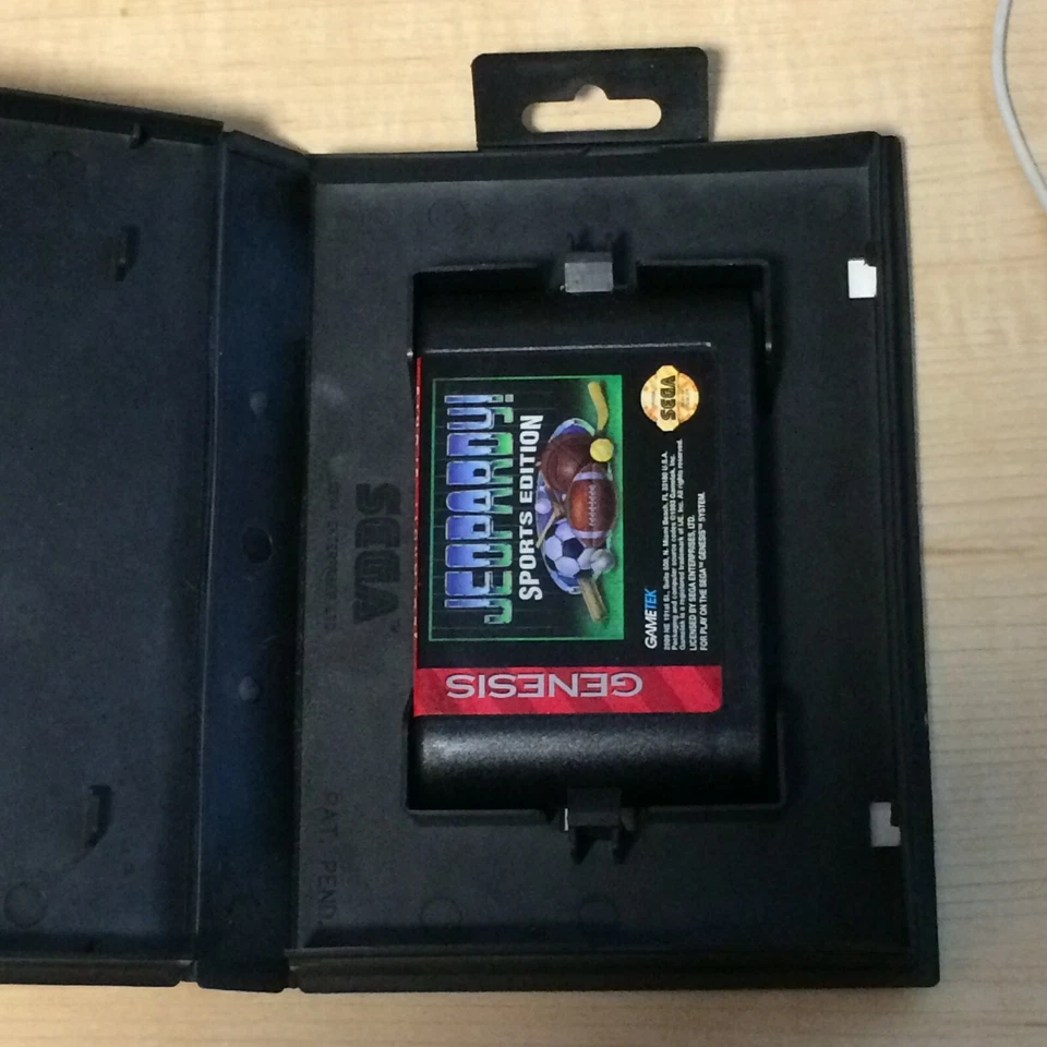 SEGA GENESIS - JEOPARDY! SPORTS EDITION - NO MANUAL - TESTED - Image 3 of 4