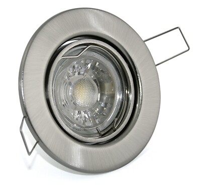 Kamilux LED Deckenspots Tom 10x - für Renovierung, 5W 3-fach dimmbar GU10