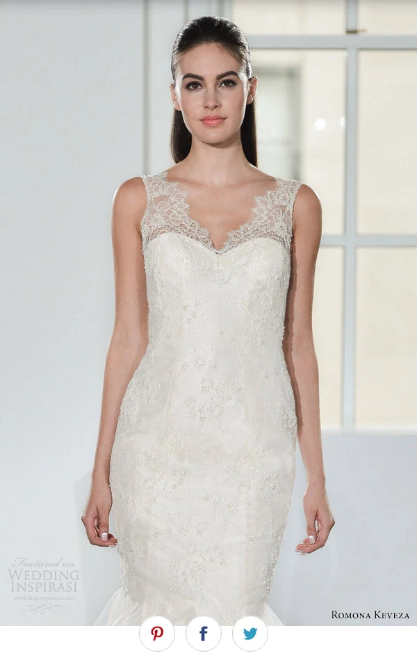 Vestido de novia Romona Keveza RK577 Marfil 10 Sirena Sexy Encaje $3,349 Nuevo con etiquetas Foto 2 de 4