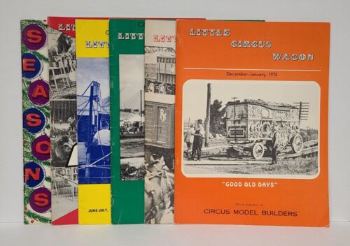 Lot de six vol 1972 LITTLE CIRQUE WAGON Historical Builders Society couleur - Photo 1 sur 4