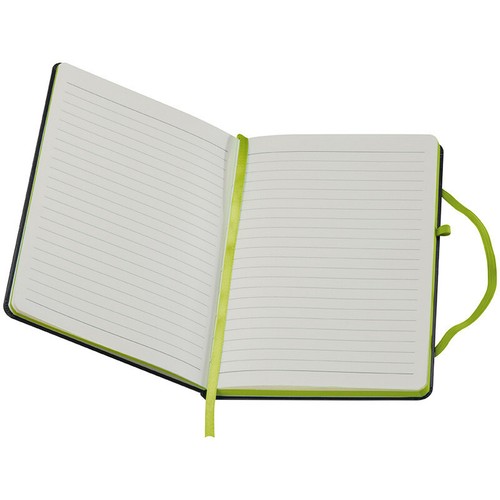 Notizbuch mit Gravur / A5 / 160 S. / liniert / PU Hardcover / Farbe: apfelgrün - Bild 4 von 4