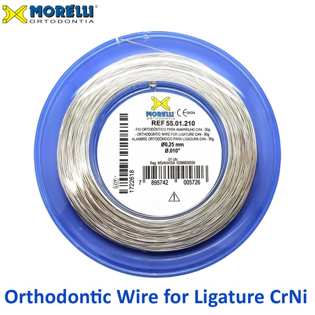 Orthodontic Stainless Steel CrNi Ligature Wire Spool .25mm /.010" Roll