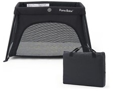 Travel Crib Lightweight Playpen Portable Compact Playard with Soft Mattress Pad